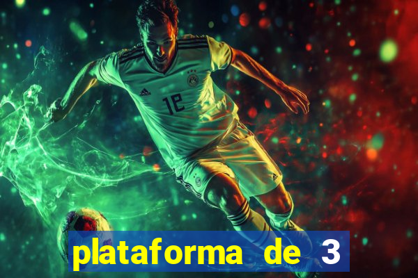 plataforma de 3 reais jogo